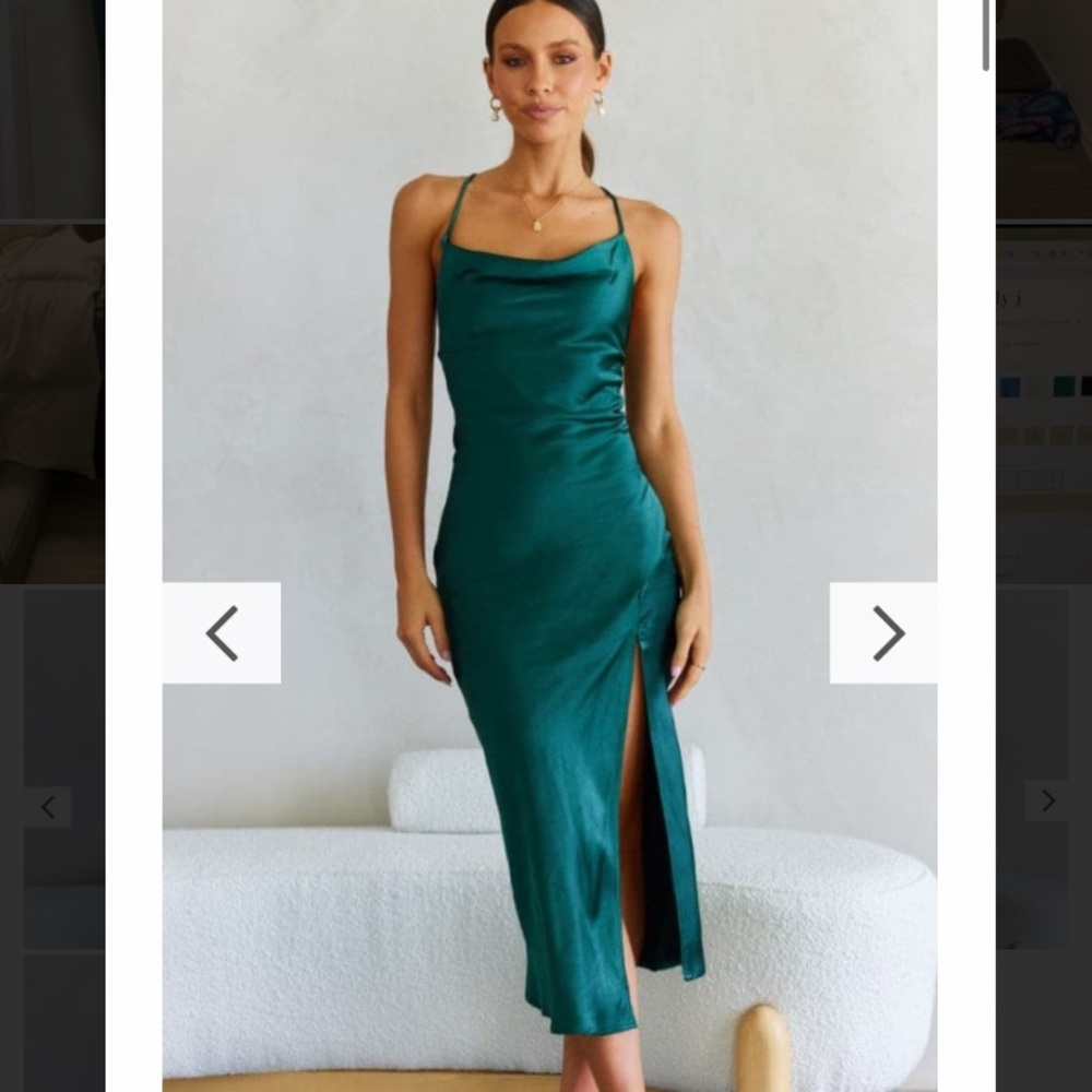 Billy J Emerald Dress